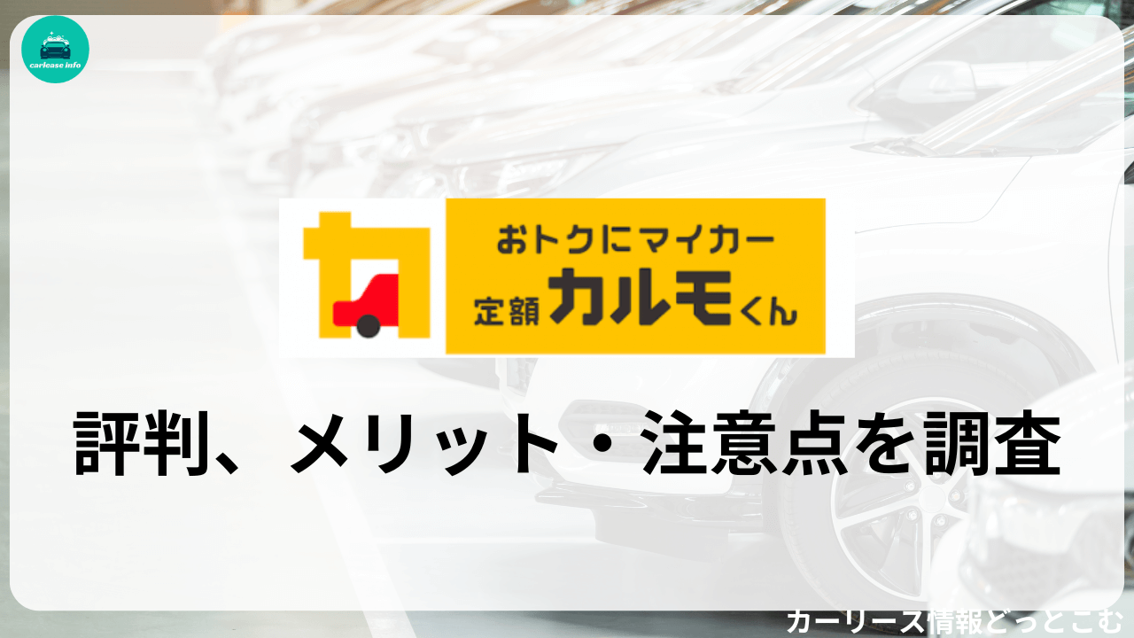 定額カルモくんの評判