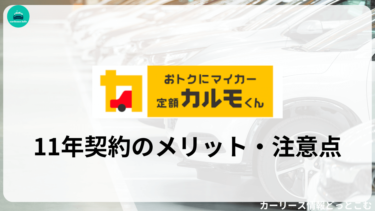 定額カルモくんの11年契約