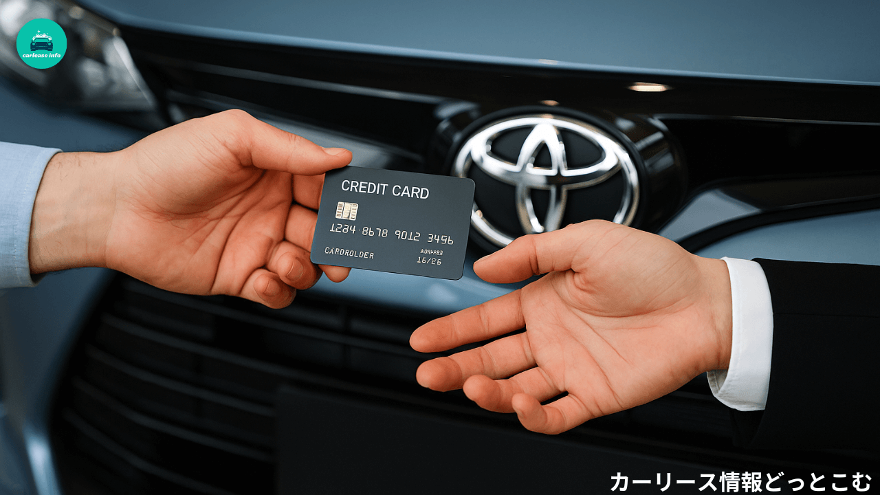 トヨタ車購入のクレジットカード支払い